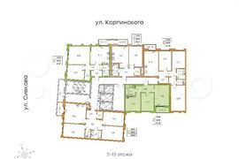2-к. квартира, 52 м², 8/22 эт. на продажу в Перми | Купить квартиру |